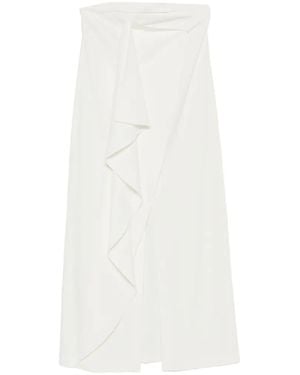 THE GARMENT Pisano Ruffled Strapless Dress - White