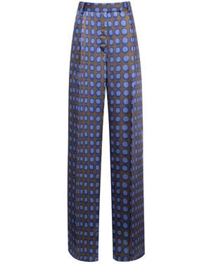 Christopher John Rogers Wide-Leg Pants - Blue