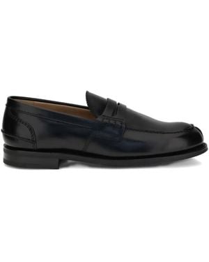 Church's Penny Leather Loafers - Black