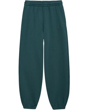 Anine Bing Pantalon De Jogging À Logo Brodé - Vert