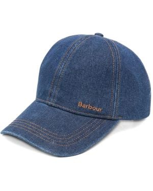 Barbour Casquette Grindle À Logo Brodé - Blue