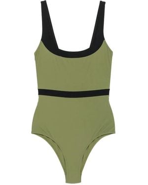 Laura Urbinati Scoop-Neck Swimsuit - Green