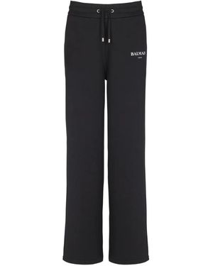 Balmain Trainingsbroek Met Logoprint - Zwart