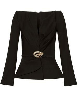 Oscar de la Renta Wool Jacket - Black