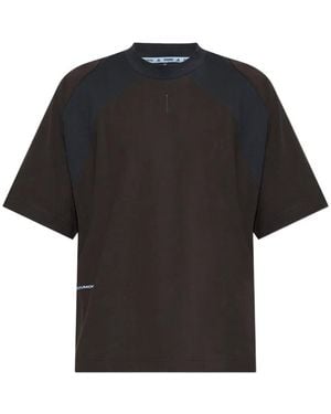 adidas X Hermanos Koumori Logo-Print Paneled T-Shirt - Black