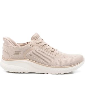 Skechers Bobs Squad Chaos Lace-Up Trainers - White
