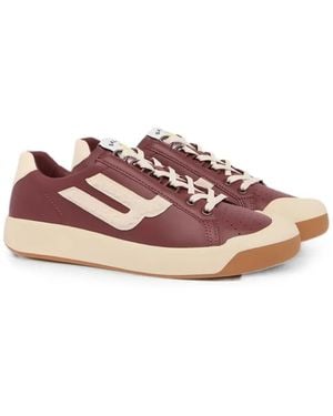 Bally Tennis Collection Perforated Logo-Patch Sneakers - Pink