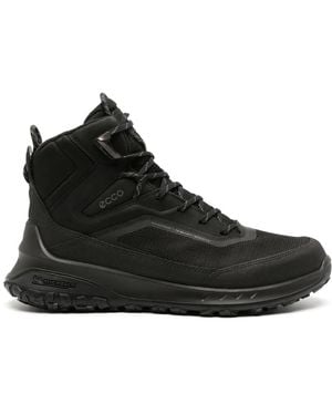 Ecco Ult-Trn Leather Insulated Boots - Black