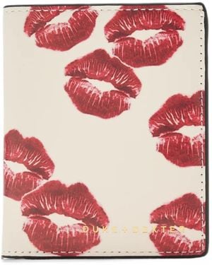 Duke & Dexter Dean Kisses Leather Wallet - Red
