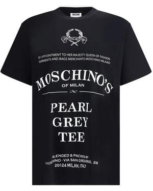 Moschino Logo-Print T-Shirt - Black