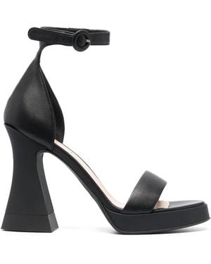 Agl Attilio Giusti Leombruni Janis 115Mm Ankle-Strap Sandals - Black