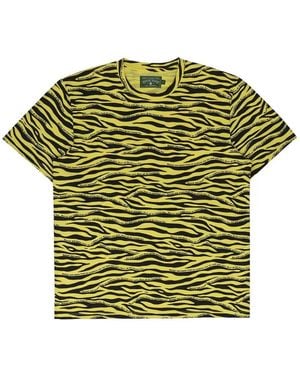 DENIM TEARS Zebra-Print T-Shirt - Green