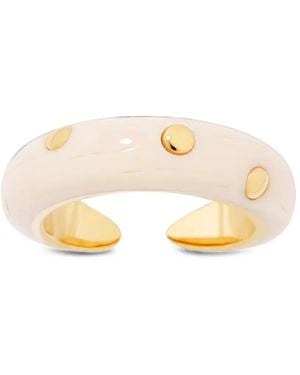 Aurelie Bidermann Caftan Moon Studded Ring - Natural