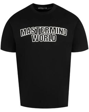 MASTERMIND WORLD 3dロゴ Tシャツ - ブラック