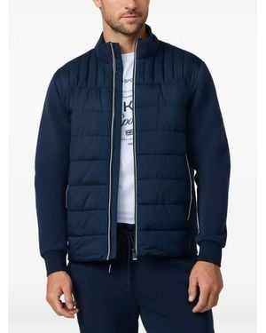 Hackett Estate Hybrid Quilted Zip-Up Jacket - Blue