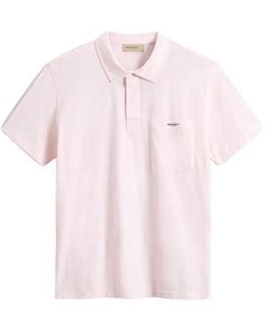 Woolrich Slub Pocket Polo Shirt - Pink