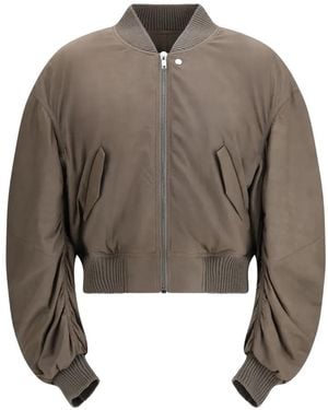 Rick Owens Secchia Flight Bomber Jacket - Brown