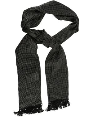 Tom Ford Bufanda Con Motivo De Lunares - Negro