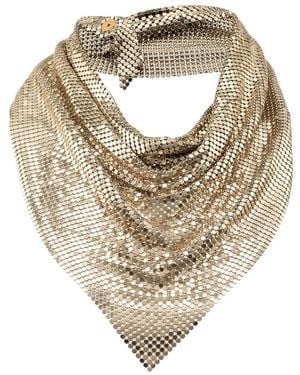 Rabanne Foulard A Triangolo - Metallizzato