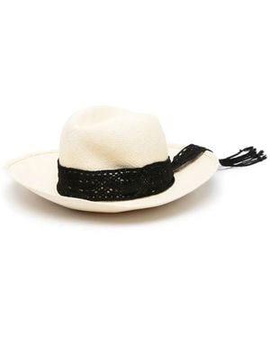 Borsalino Claudette Panama Quito Hat - White