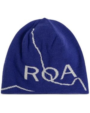 ROA Logo Graphic Beanies - Blue