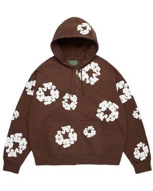 DENIM TEARS Cotton Wreath Hoodie - Brown