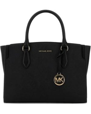 MICHAEL Michael Kors Bolso Satchel Con Logo - Negro