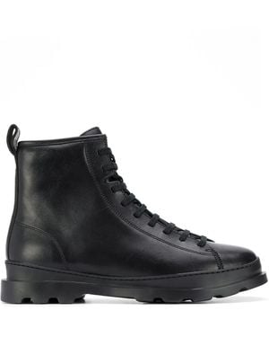 Camper Brutus Lace-Up Boots - Black