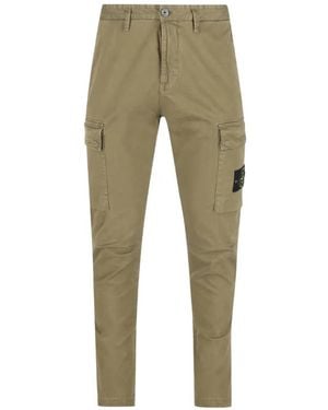 Stone Island Regular Tapered Trousers - Green