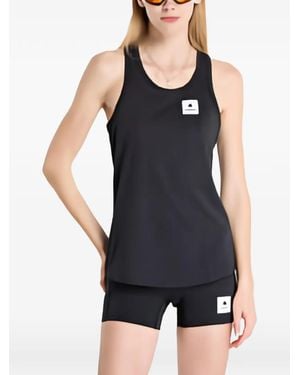 Saysky Universe Combat Scoop-Neck Singlet - Black
