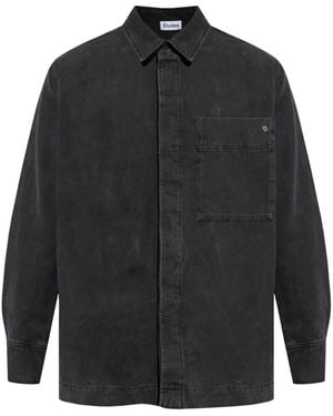 Etudes Studio スタッズ デニムシャツ - ブラック