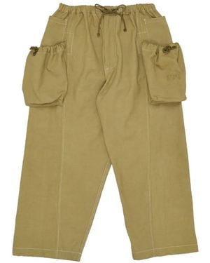 STORY mfg. Salt Drawstring Pants - Green
