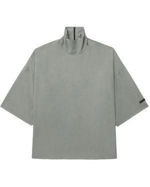 Fear Of God T-Shirt Mit Stehkragen - Grau