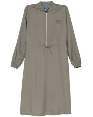 SPORT b. by agnès b. Logo-Embroidered Dress - Grey