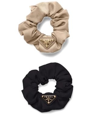 Prada Re-Nylon Haarbänder - Weiß