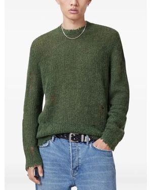 AllSaints Maglione Con Frange - Verde