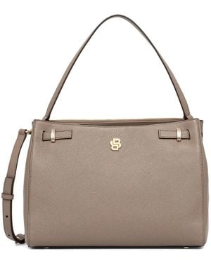 BOSS Double B-Monogram Tote Bag - Brown