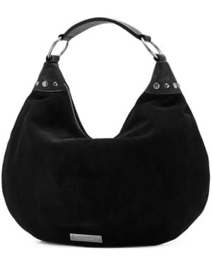 GIMAGUAS Laia Stud-Embellished Suede Tote Bag - Black