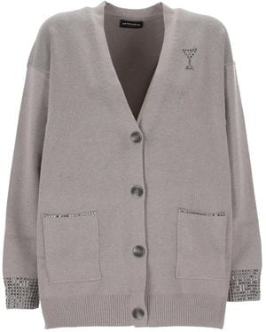 retroféte Cardigan Sidara - Gris