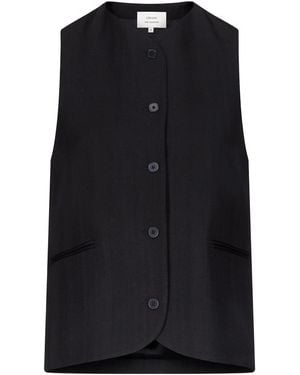 Loulou de Saison Paco Single-Breasted Vest - Black