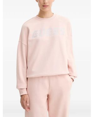 Guess Sudadera Con Apliques - Rosa