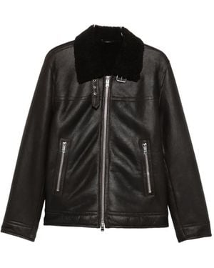 Dondup Leather Jacket - Black