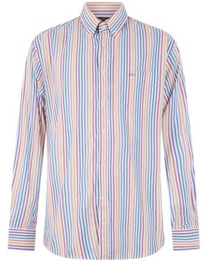 Paul & Shark Striped Long-Sleeve Shirt - Pink