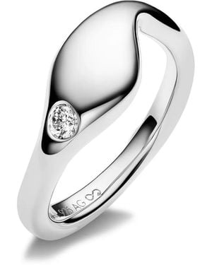 Maria Black Dolphin Ring - ホワイト