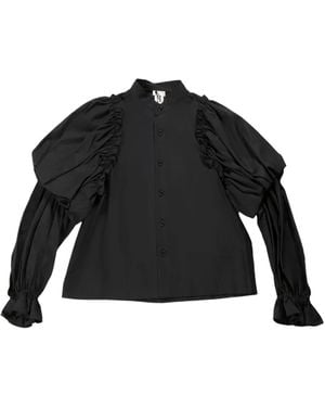 Noir Kei Ninomiya Juliet-sleeves Blouse - ブラック