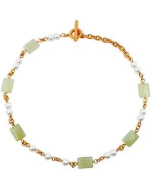 Ben-Amun Collar Con Detalle De Perlas - Metálico