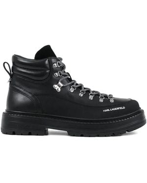KARL LAGERFELD Miles Boots - Black