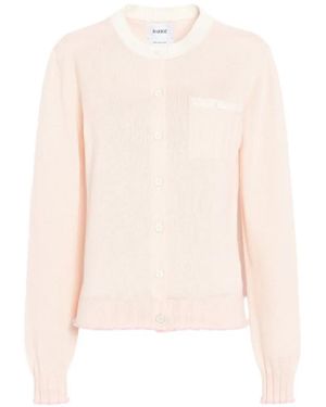 Barrie Gerippter Cardigan - Weiß