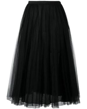 Valentino Garavani Tulle A-line Skirt - Black