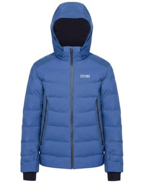 Colmar Easy On Quilted Hooded Ski Jacket - Blue